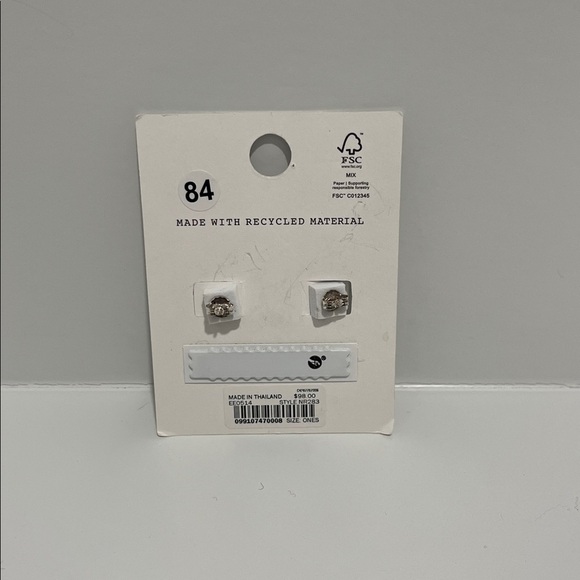 NWT Madewell Demi-Fine Droplet Statement Earrings Sterling Silver $98 NR284 - Picture 6 of 6